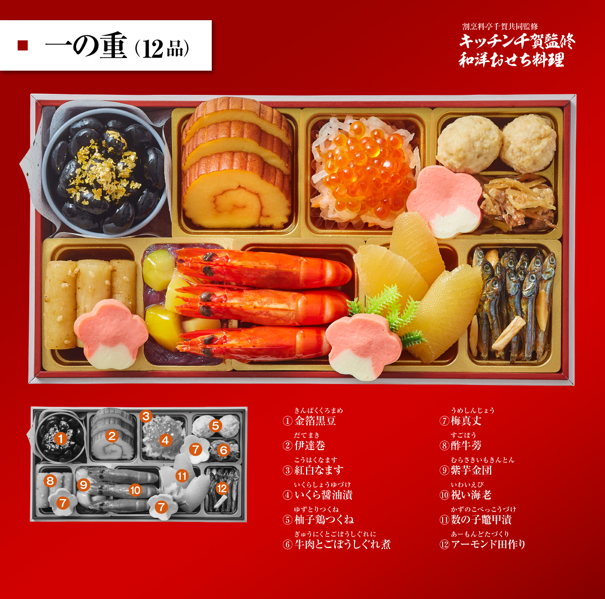 22年迎春おせち料理 割烹料亭千賀 キッチン千賀監修 和洋おせち料理 おもてなし参道 本店