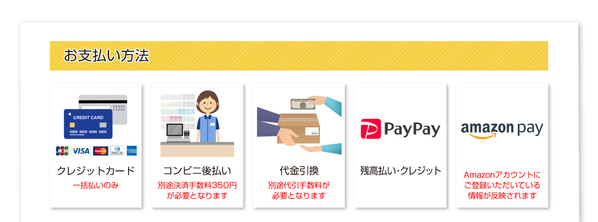 お支払い方法